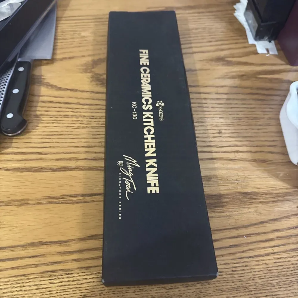 Vintage Kyocera Fine Ceramics Kitchen Knife KC-130 With Box Ming Tsai